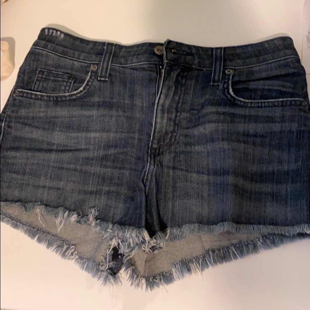 Carmar High Waisted Cut Off Jean Shorts